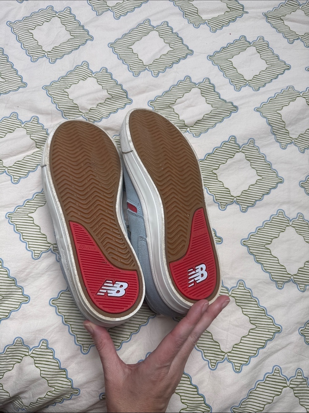 New Balance Men's Slip-On Casual Loafers in Light Blue - Picture 6 of 6